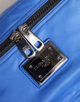 Blue Logo Plaque Nylon Waist Fanny Pack Men's Borse Bag 5