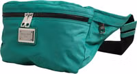 Green Logo Plaque Nylon Waist Fanny Pack Men's Borse Bag 2