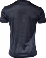 Blue Silk Crew Neck Short Sleeves Men T-shirt 2
