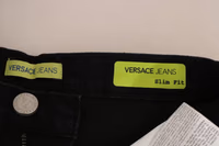 Dark Black Dora Slim Fit Denim Pants 1