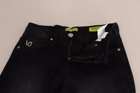 Dark Black Dora Slim Fit Denim Pants 2