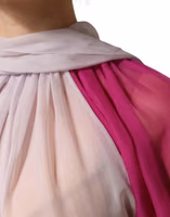 Multicolor Short Sleeves Silk Blouse Top 5