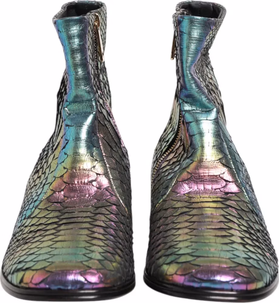 Multicolor Chelsea Short Ankle Boots Shoes