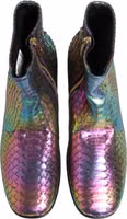 Multicolor Chelsea Short Ankle Boots Shoes 2
