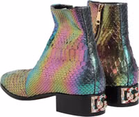 Multicolor Chelsea Short Ankle Boots Shoes 4