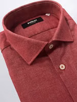 Red Cotton Men's Shirt 2