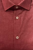 Red Cotton Men's Shirt 3