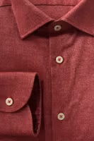 Red Cotton Men's Shirt 4