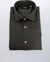 Gray Cotton Men Shirt 1