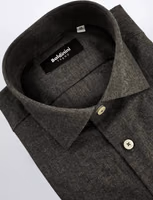 Gray Cotton Men Shirt 2