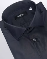 Black Cotton Men Shirt 2