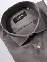 Gray Cotton Men Shirt 2