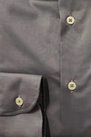 Gray Cotton Men Shirt 4