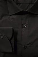 Black Cotton Men's Shirt 4