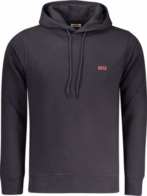 Blue Cotton Men's Hoodie