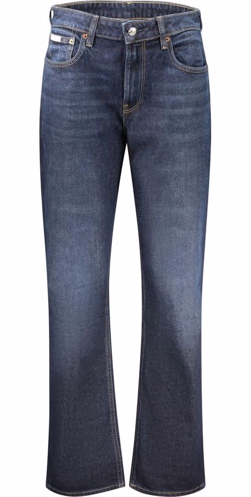 Blue Cotton Women's High-Rise Jeans