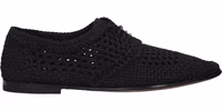 Black Fabric Oxfords And Derbies 1