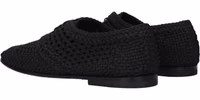 Black Fabric Oxfords And Derbies 4