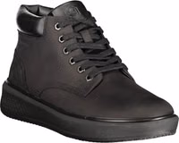 Black Leather Men Sneaker 2