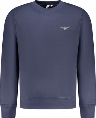 "Blu Cotton Men Sweatshirt"