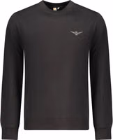 Black Cotton Men Sweatshirt 1