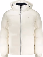 White Polyester Men's Jacket 1