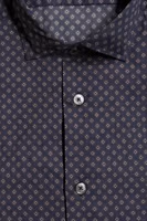 Blue Cotton Men's Slim Fit Shirt 2