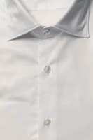 White Cotton Men Shirt 2