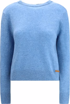 Blue Cashmere Sweatshirt