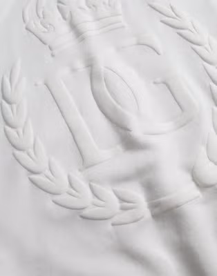 White Cotton Hooded Pullover Sweatshirt Men