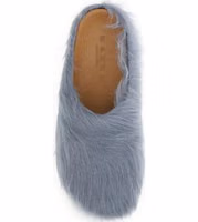 Blue Calf Leather Bos Taurus Mules 4