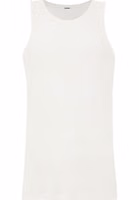White Cotton Sleveless Jacket 1
