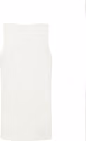 White Cotton Sleveless Jacket 2