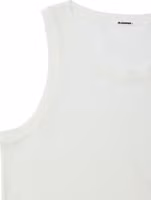 White Cotton Sleveless Jacket 4
