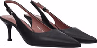 Black Leather Platform Pumps 2