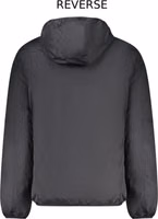 Black Polyester Men's Reversible Jacket 2