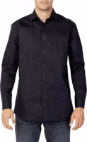 Black Cotton Dress Shirt 1