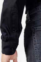 Black Cotton Dress Shirt 4
