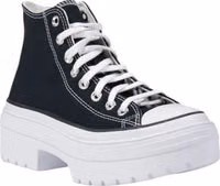 Black Fabric Chunky Sneakers 2