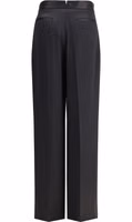 Black Silk Casual Pants 2