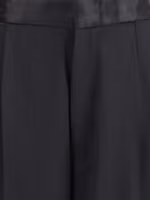 Black Silk Casual Pants 3