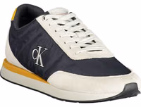 Blue Recycled Polyester Men Sneaker 2