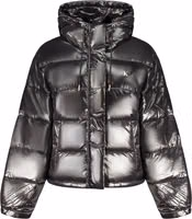 Black Polyester Women Jacket 1