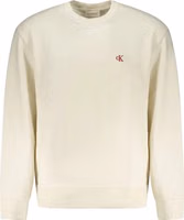 White Cotton Mens Sweatshirt 1