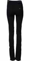 Black Mid Waist Cotton Stretch Skinny Denim Jeans 2