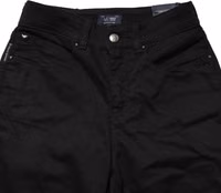 Black Mid Waist Cotton Stretch Skinny Denim Jeans 3