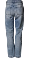 LightBlue Ripped Washed BOYFRIEND Denim Jeans 2