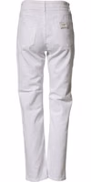 White Distressed Cotton BOYFRIEND Denim Jeans 2