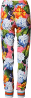 Multicolor Floral Mid Waist Jogger Pants 2