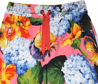 Multicolor Floral Mid Waist Jogger Pants 3